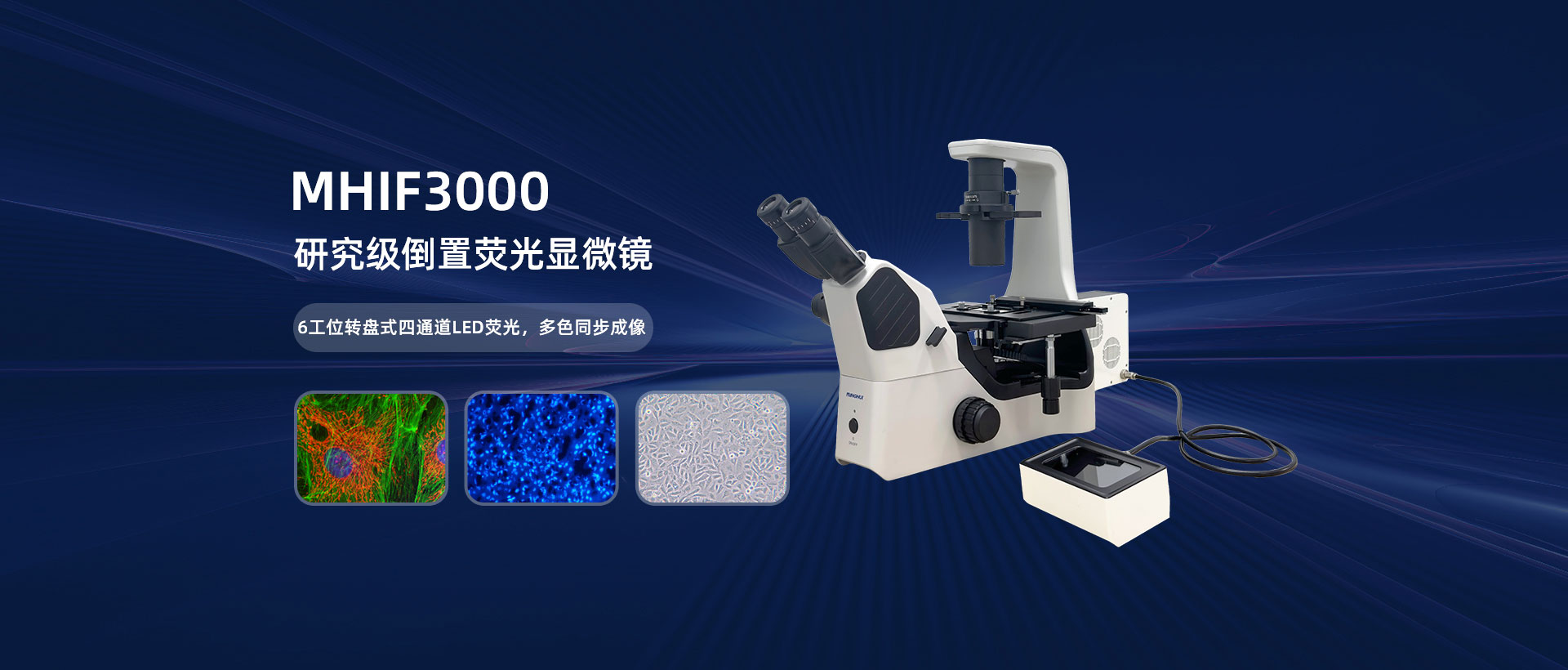 MHIF3000研究級(jí)倒置熒光顯微鏡