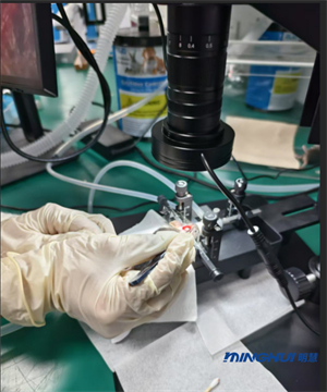 數(shù)碼顯微鏡MHZ301應(yīng)用于上海某知名企業(yè)2